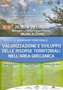 Collaboriamo: Locandina Valorizzazione e sviluppo delle risorse territoriali nell’area grecanica calabrese