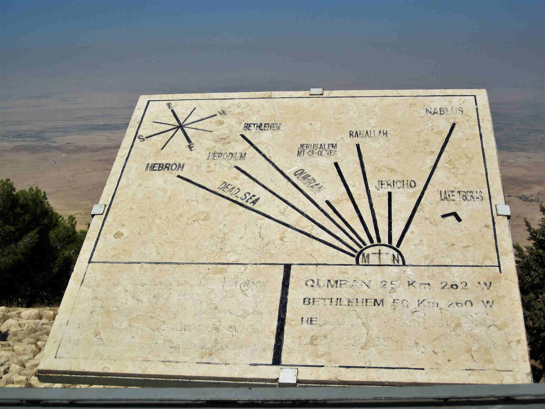 itinerario di Viaggio inGiordania Monte Nebo