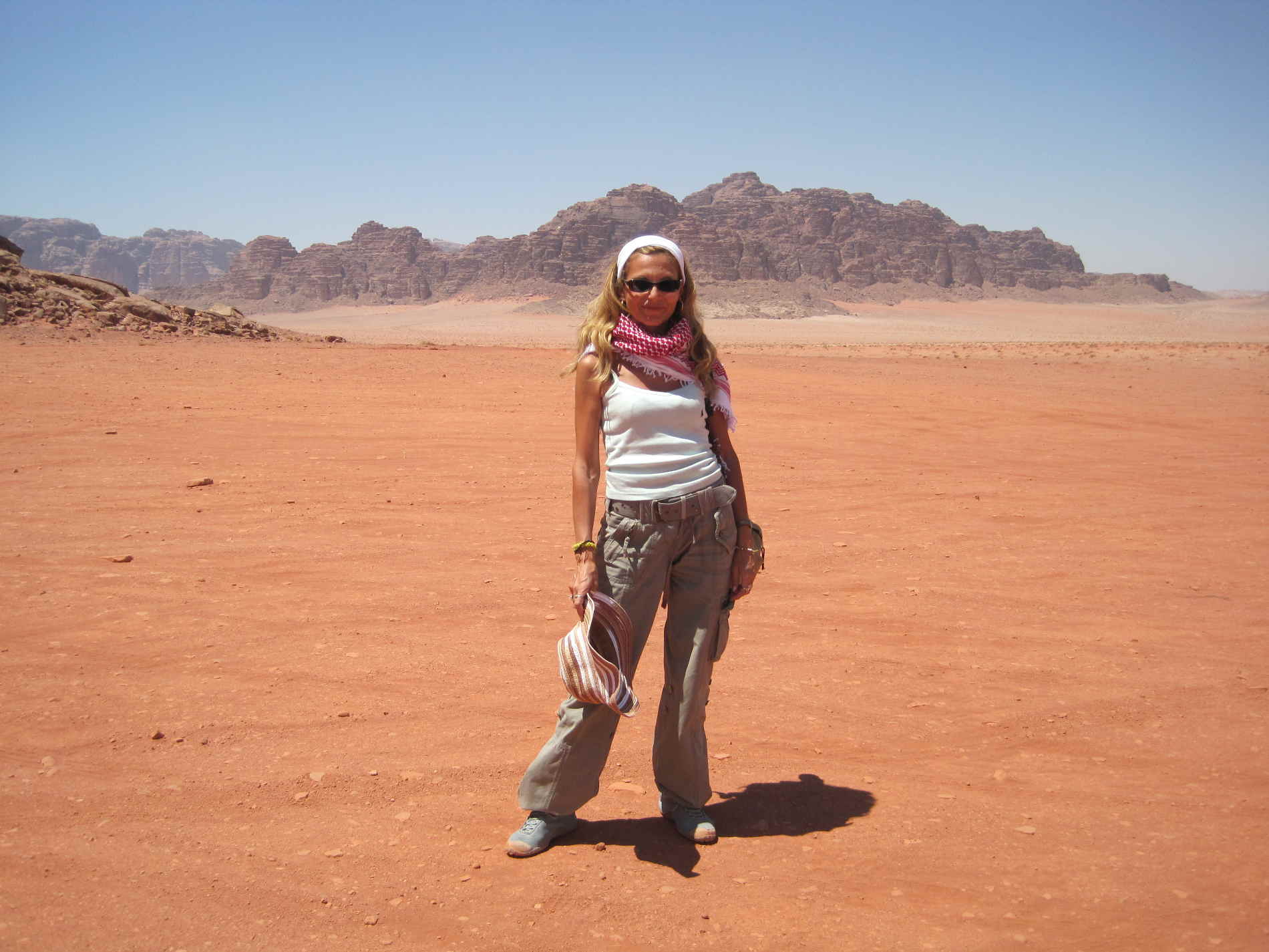 io nel wadi rum itinerario di viaggio in Giordania