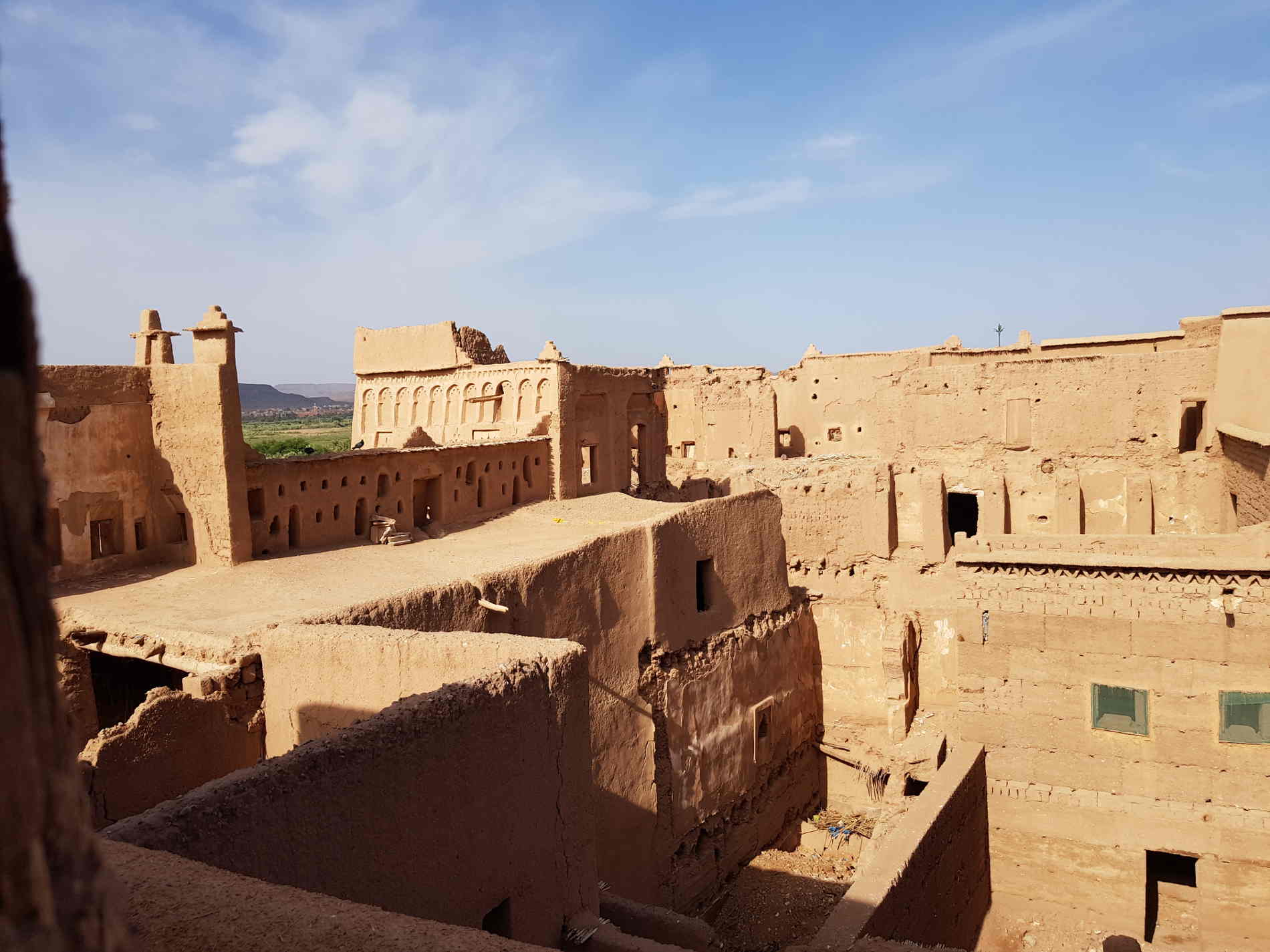 Cosa vedere a Ouarzazate e dintorn dall'alto della Kasbah di taourirt