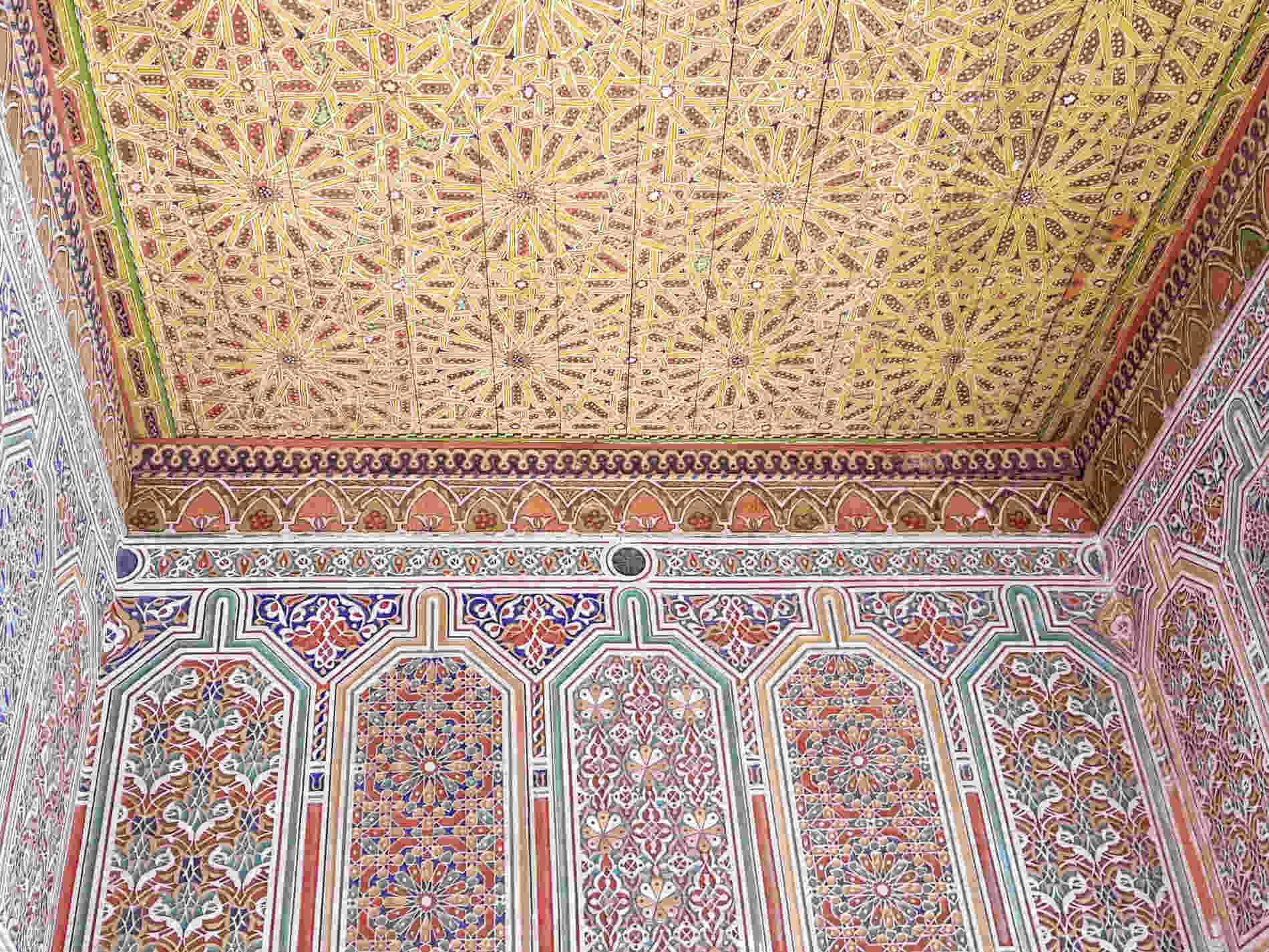 decorazioni dentro la Kasbah di Taourirt Cosa vedere a Ouarzazate e dintorni