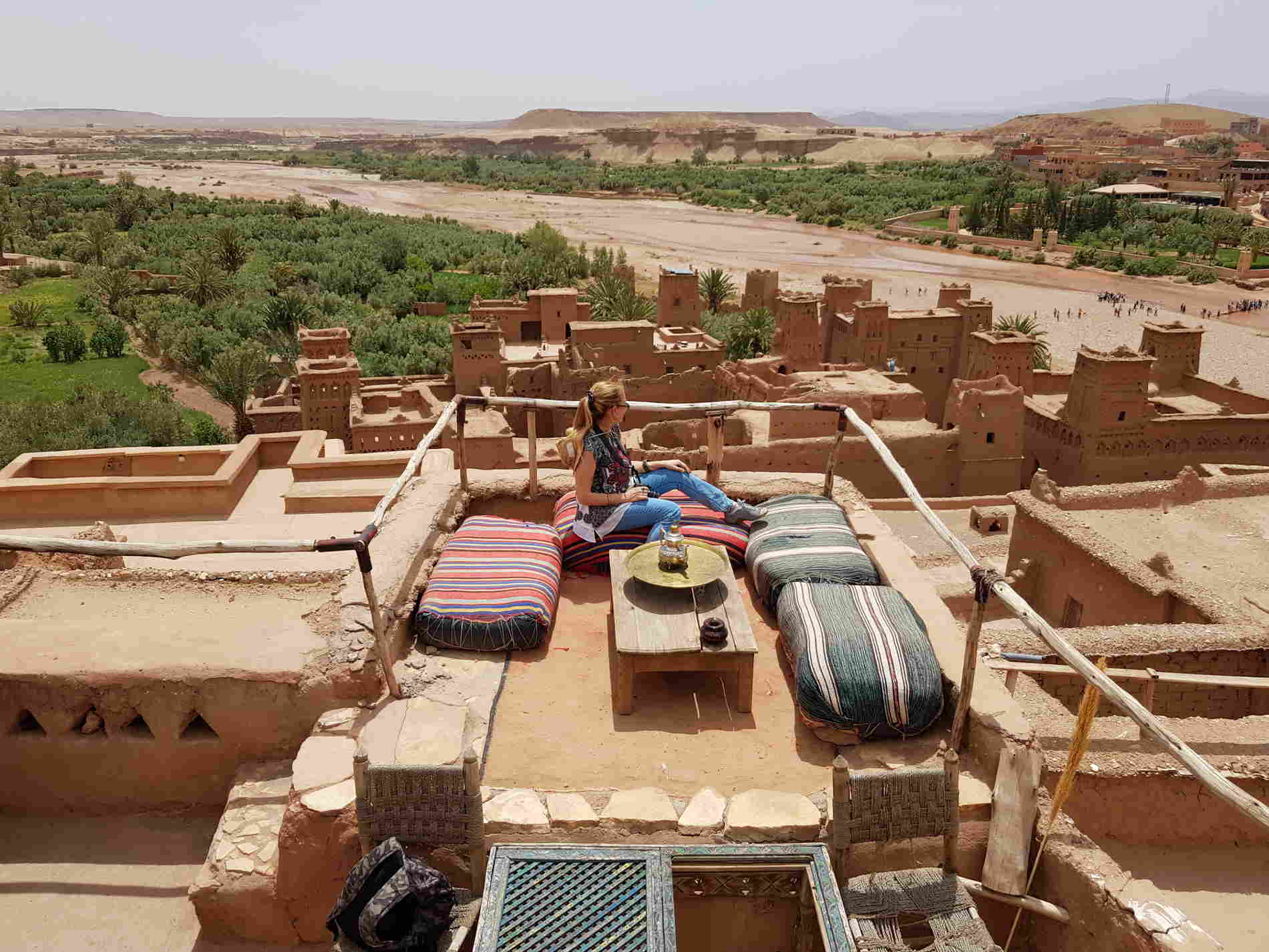 Cosa vedere a Ouarzazate e dintorni Panorama dall'alto nello Ksa di Ait ben Haddou,