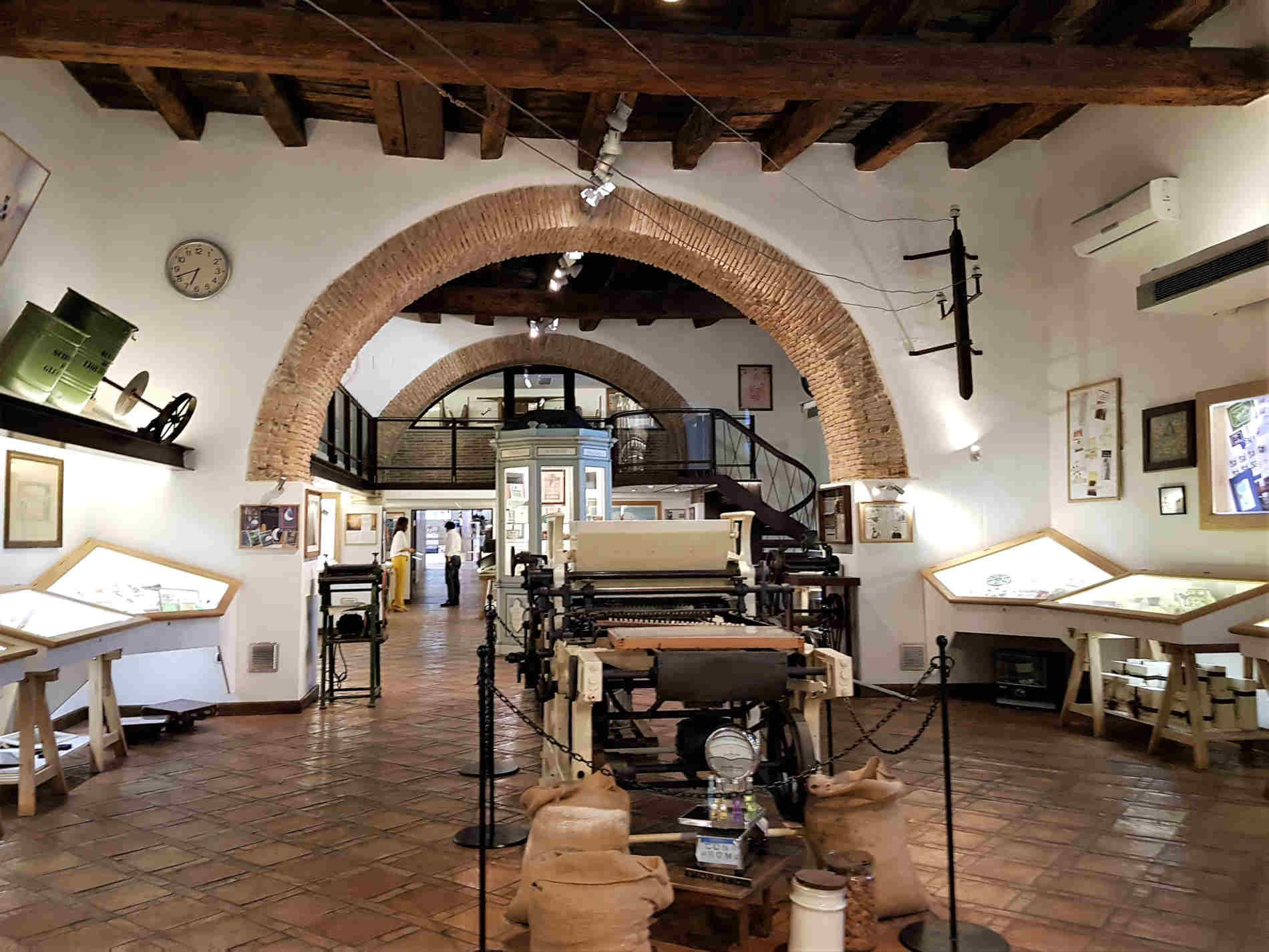 Sala centrale del il Museo della Liquirizia Giorgio Amarelli a Rossano