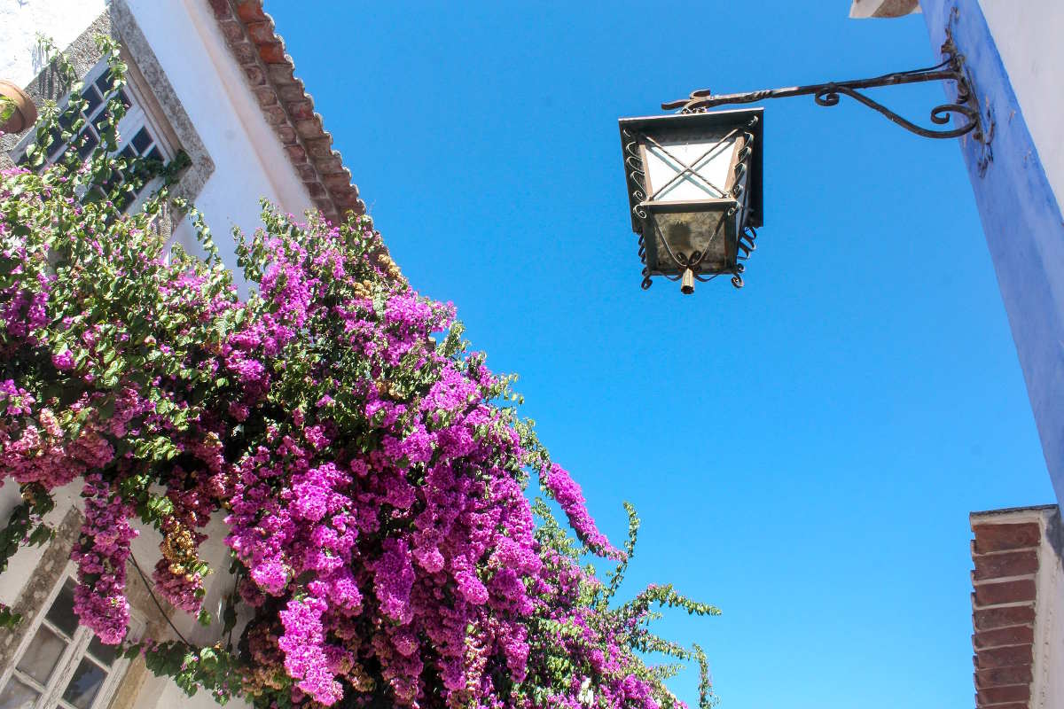 scorci del borgo di Obidos in Portogallo