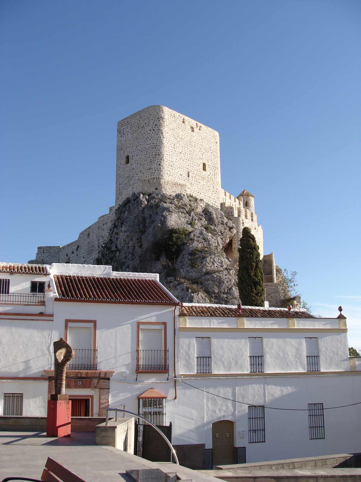 Castello arabo di Olvera in Andalusia
