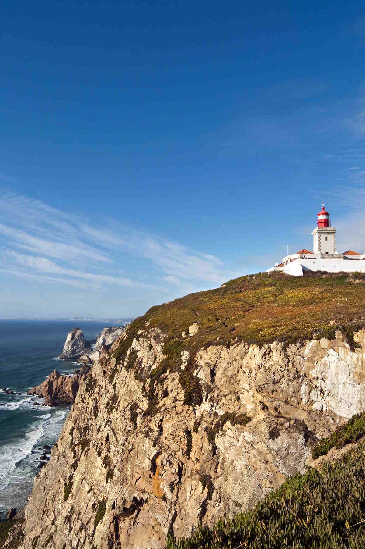 Il promontorio ed il Faro di Cabo De Roca in Portogallo