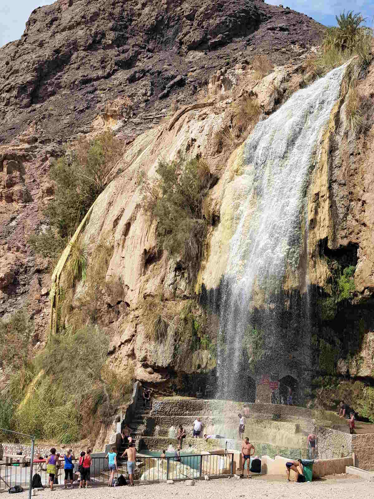 Cascate e sorgenti termali di Hammamat Ma'in in Giordania - Area pubblica