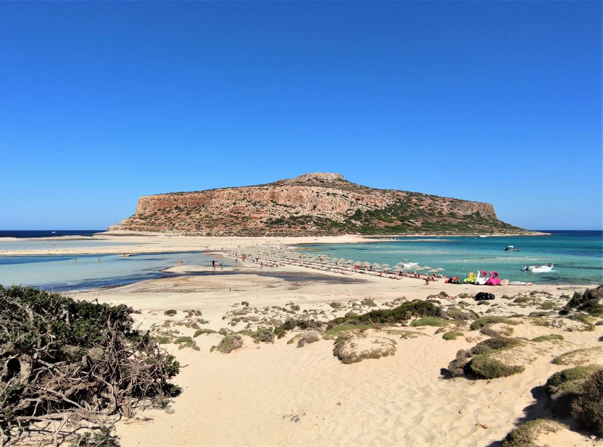 Spiaggia, laguna e isolotto di Tigani: a Balos, la spiaggia più bella di Creta