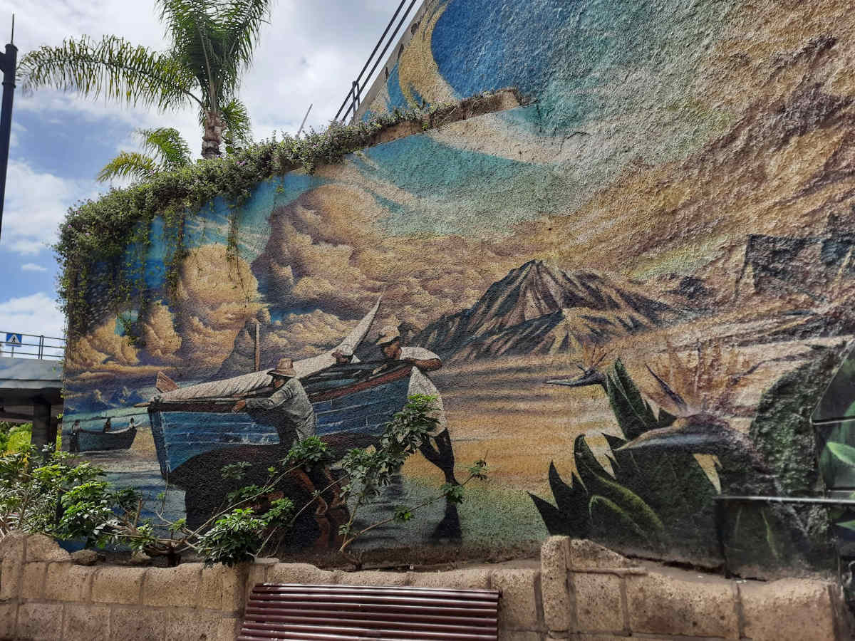 Murales a Los Cristianos di Tenerife