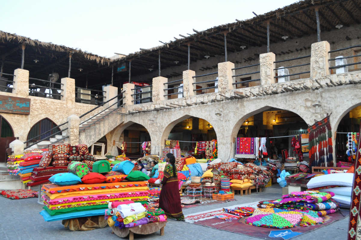 Souq Waqif a Doha in Qatar