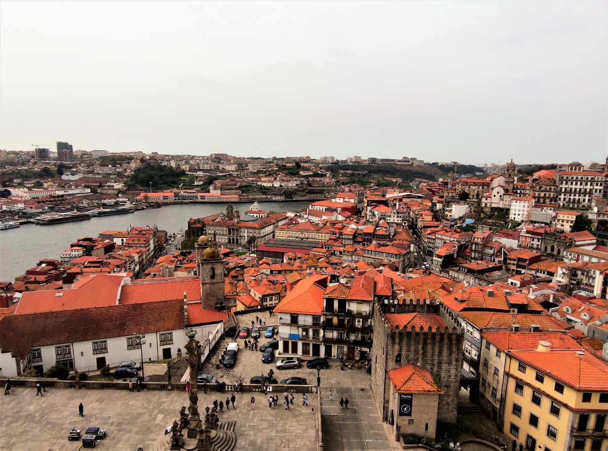 il Panorama dalla Torre della Cattedrale del Sè a Porto