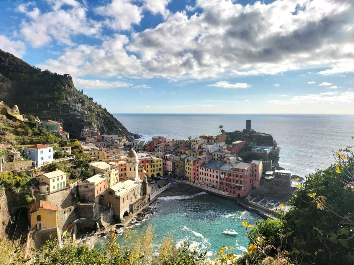 Sentieri panoramici in Italia vista mare: Vernazza nelle Cinque Terre