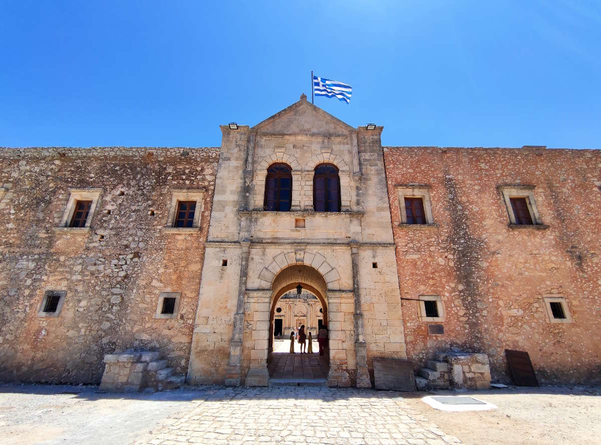 Ingresso principale al Monasteri di Arkadi