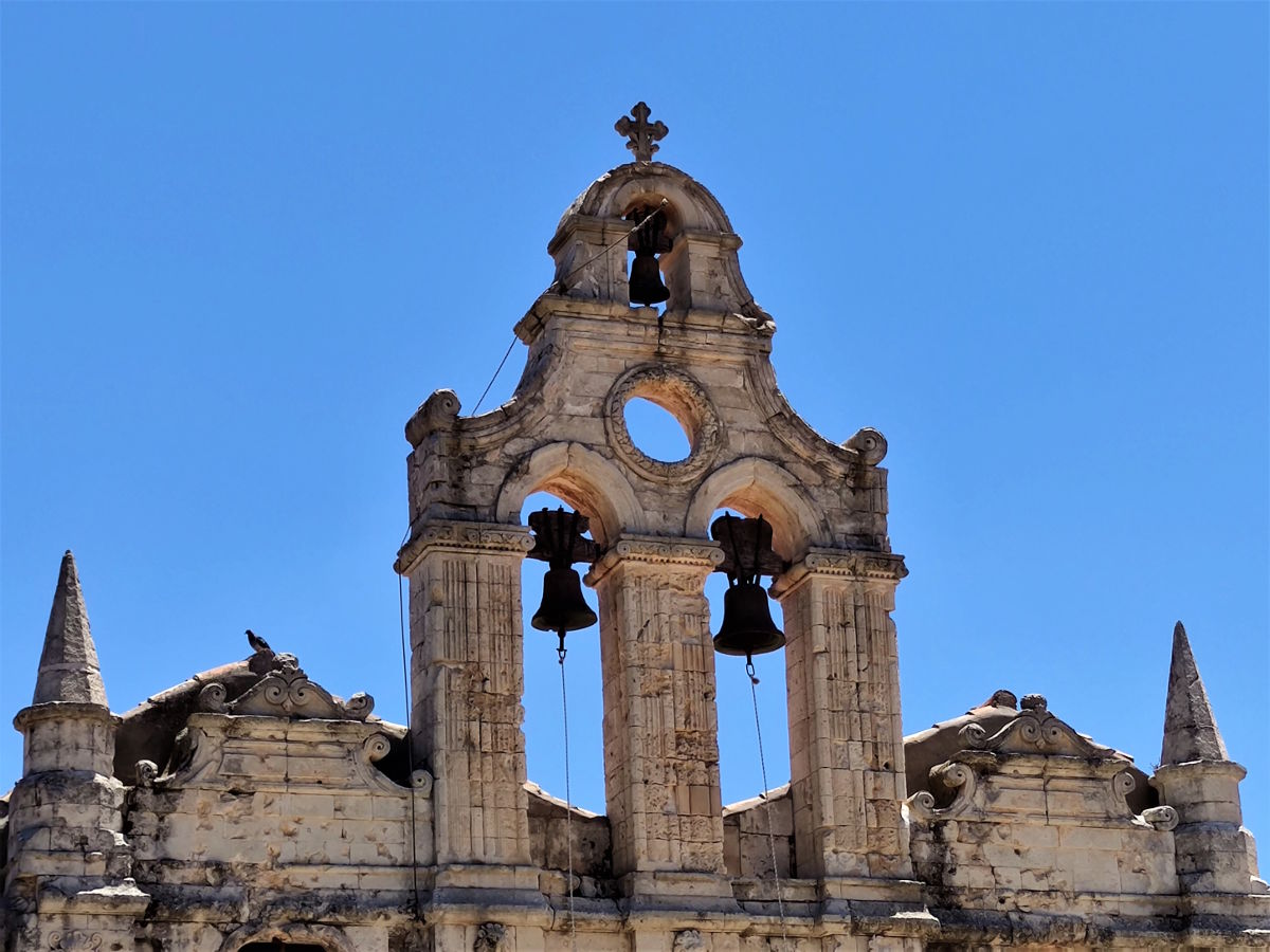 Il campanile del Monastero di Arkadi, Creta Grecia