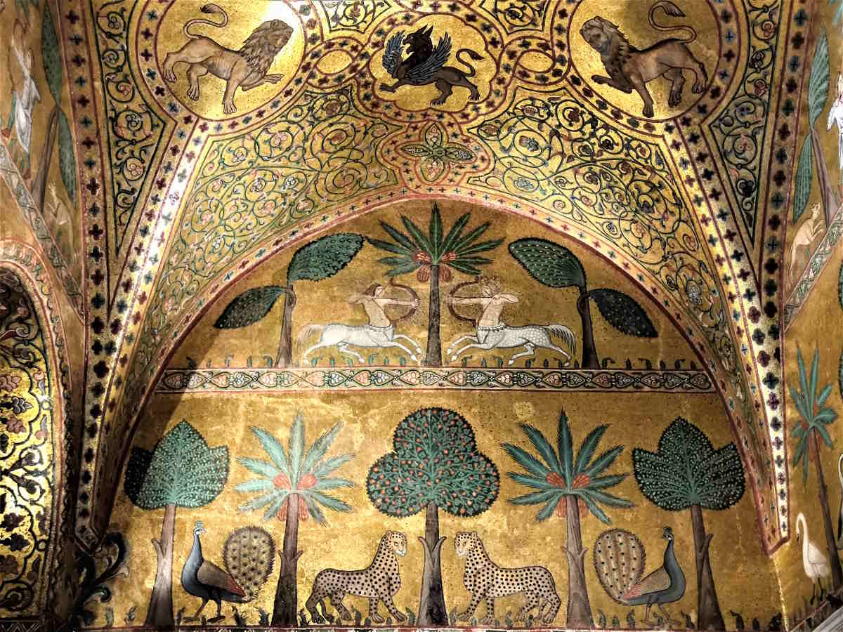 Palazzo dei Normanni a Palermo: cosa vedere, mosaici nella Sala di Re Ruggero
