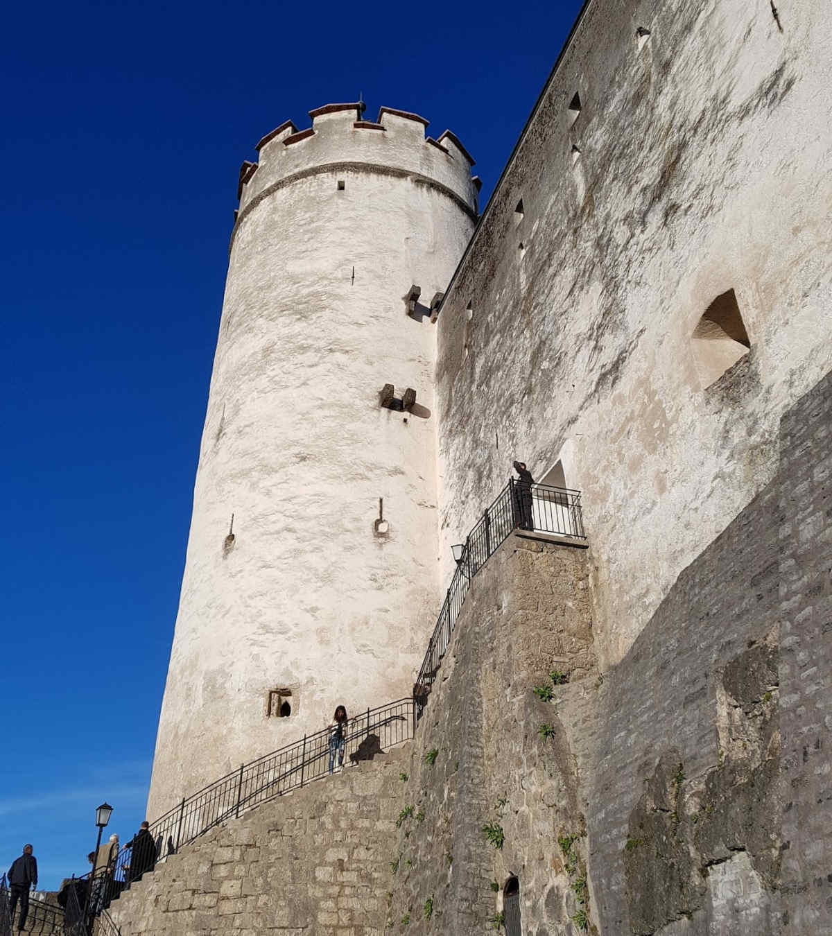 la torre della Fortezza di Salisburgo in Austria