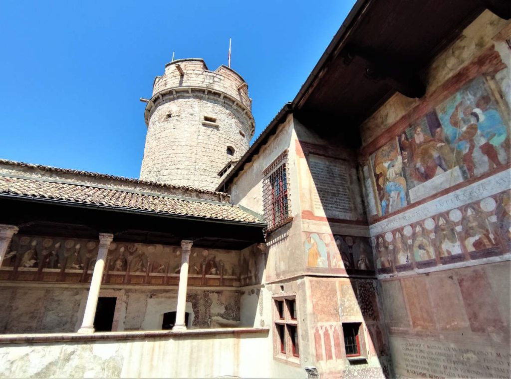 Castelli d'Italia da visitare: La parte antica affrescata del Castello del Buonconsiglio a Trento