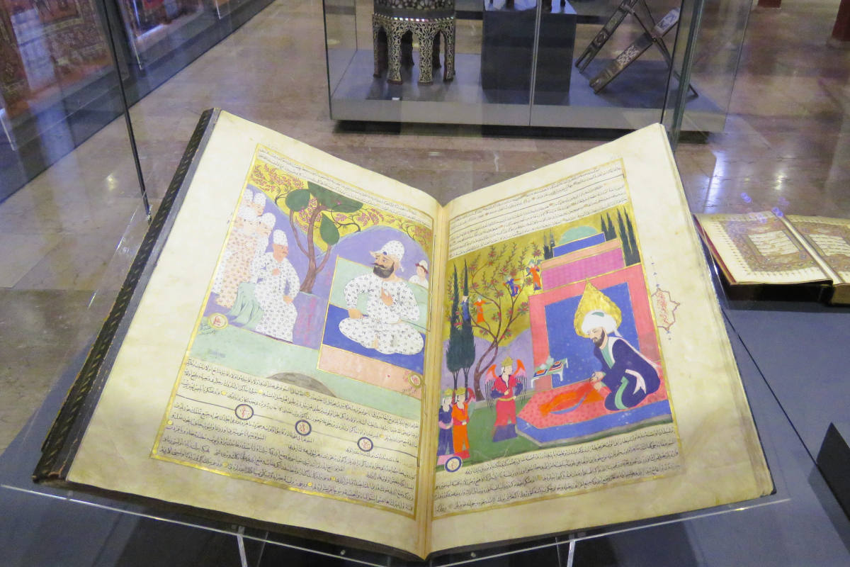 Testi coranici nel Museo di Arte Turca e Islamica a Istanbul