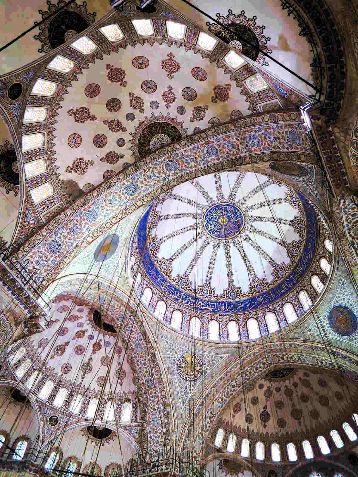 Volte e soffitti della Moschea Blu