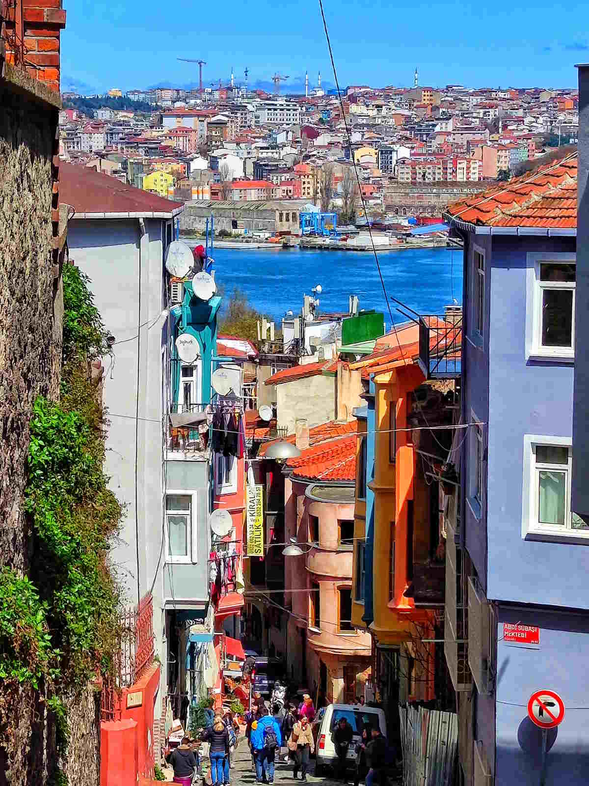 Scorci dalla collina di Balat sul Corno D'Oro