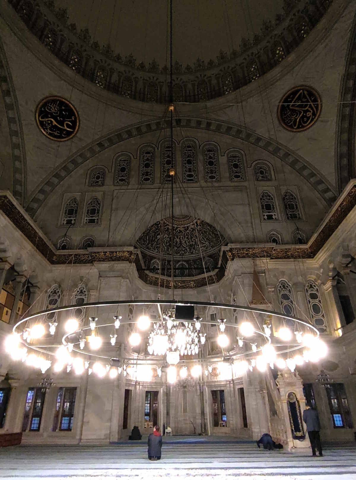Cosa vedere a Istanbul: Interni della Moschea Nuruosmaniye