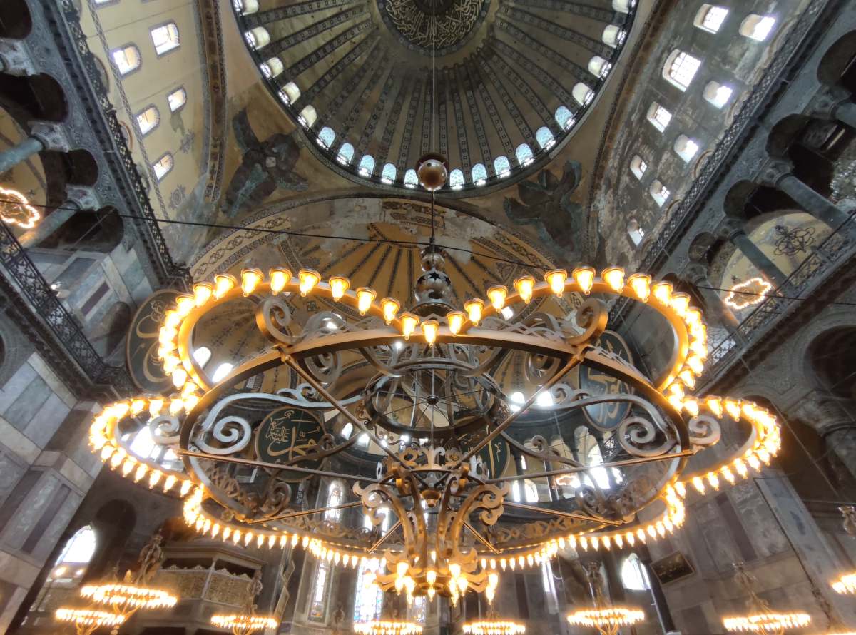 Il Soffitto della Moschea di Santa Sofia, Hagia Sophia 
