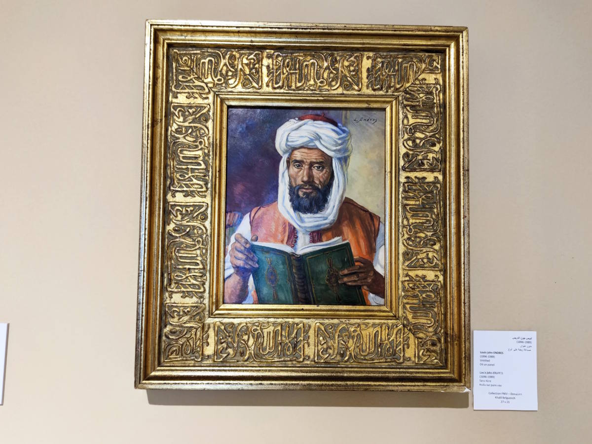 Una delle splendide opere esposte nel Museo Dar Niaba a Tangeri Una delle splendide opere esposte nel Museo Dar Niaba a Tangeri